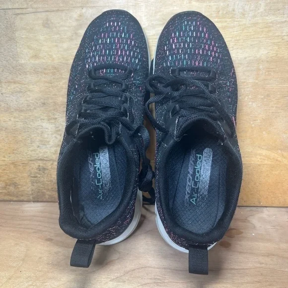 Skechers Flex Appeal 4.0 Womens Size 6 Athletic Shoes Sneakers Black Oink 149301 - Picture 6 of 8